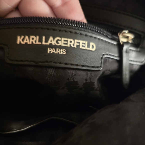 Karl Lagerfeld Black Backpack with Elegant Bow - Picture 7 of 7